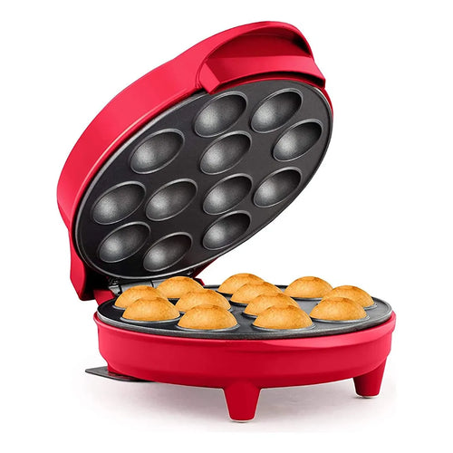 Máquina Para Hacer Cake Pops Holstein Housewares Rojo 12 Unidades Antiadherente