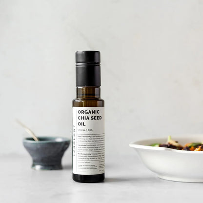 Aceite De Chía Orgánico Prensado En Frío Rico En Omega 3 Y Vitamina E 100 Ml