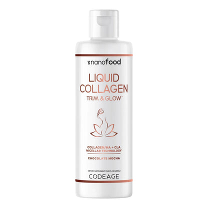 Colageno Liquido Sabor Chocolate Con Acido Hialuronico Y Vitamina E 15.22 Oz