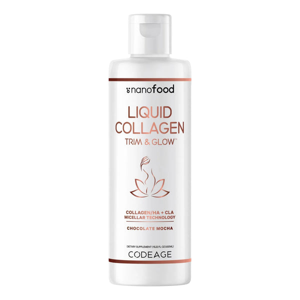 Colageno Liquido Sabor Chocolate Con Acido Hialuronico Y Vitamina E 15.22 Oz