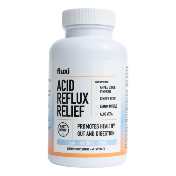 Cápsulas De Alivio De Reflujo Ácido Con Vinagre De Sidra De Manzana Y Jengibre 60 Unidades