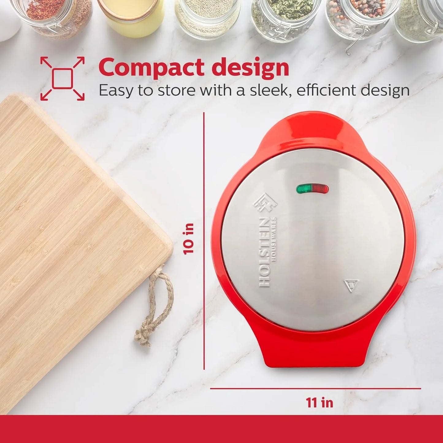 Máquina Para Hacer Cake Pops Holstein Housewares 12 Unidades Roja Antiadherente
