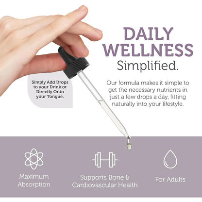 Gotas Líquidas De Vitamina D3 Y K2 1000 Ui Y 1000 Mcg Zahler