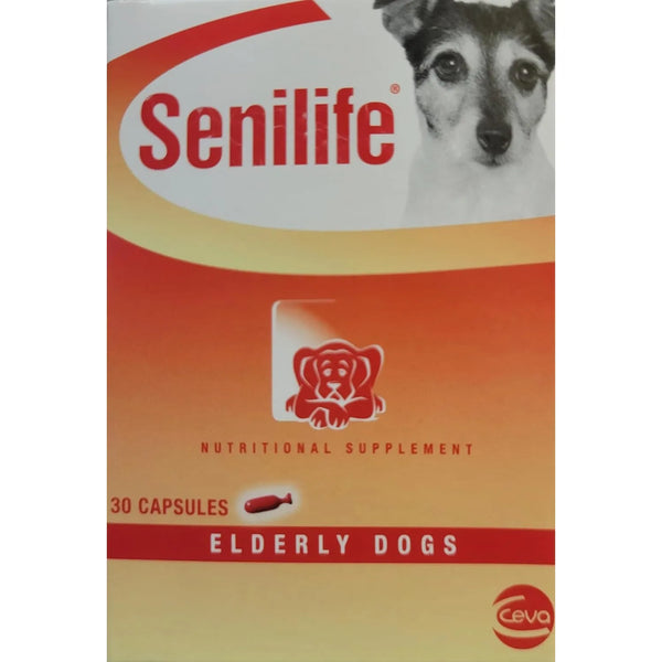Suplemento Nutricional Para Perros Ancianos CEVA Senilife 30 Capsulas Importado