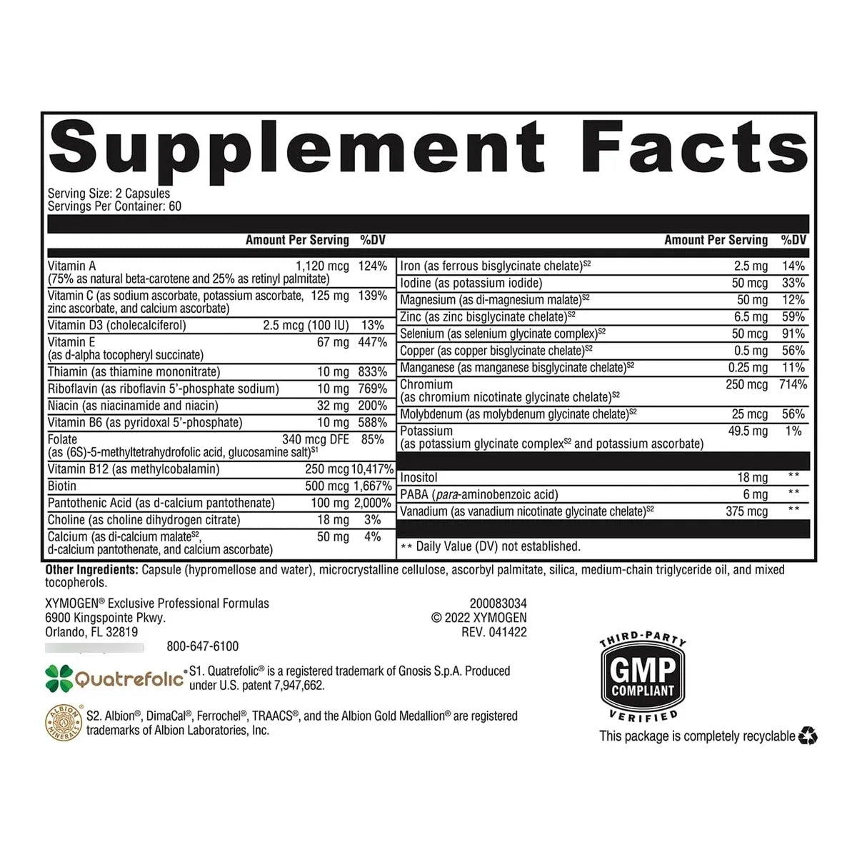 Multivitaminico Multimineral Con Hierro Y Cobre Energia Y Bienestar