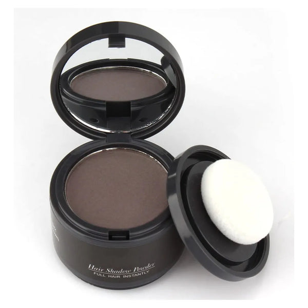 Polvo De Linea Capilar Castaño Oscuro Tinte De Raíces Profesional