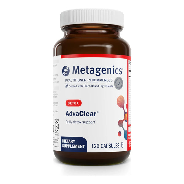 AdvaClear Suplemento Desintoxicacion Vitamina B12 Acido Pantotenico 126 Capsulas