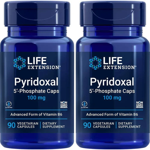 Cápsulas De P5p 100 Mg 90 Unidades Vitamina B6 Avanzada Life Extension