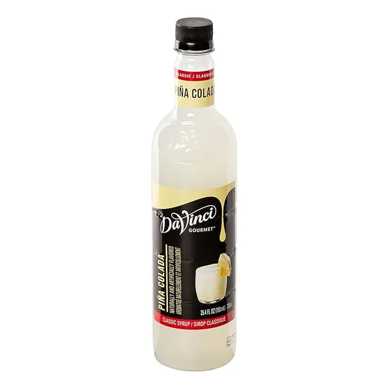 Jarabe Piña Colada DaVinci Gourmet 750 Ml Sabor Premium Para Bebidas Y Postres