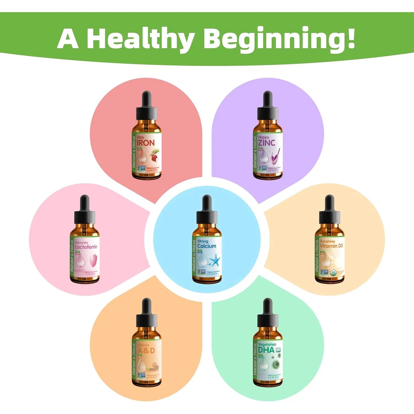 Zinc Liquido Premium Para Bebes Y Ninos Alta Biodisponibilidad Sabor Agradable