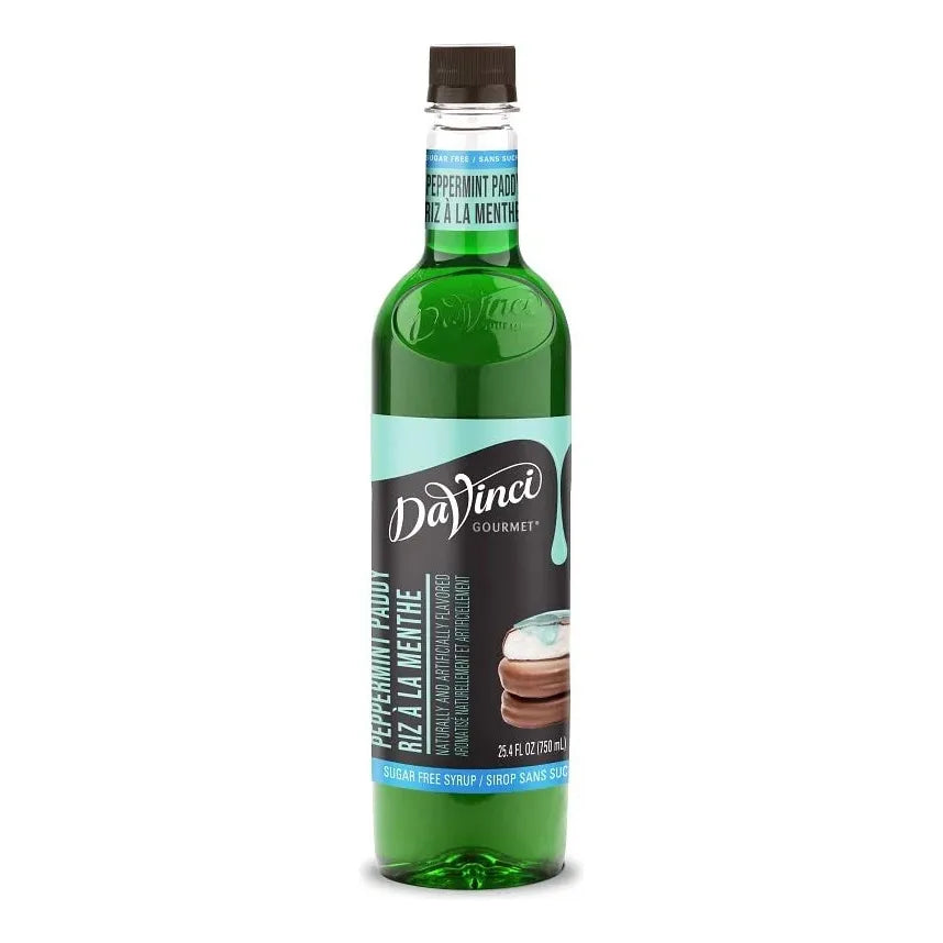 Jarabe Gourmet Sin Azúcar DaVinci 750ml Sabor Arroz De Menta Ideal Para Café Y Cócteles