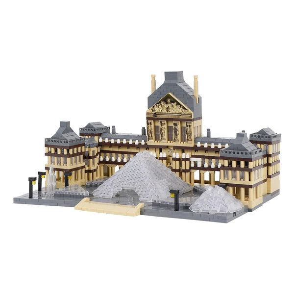 Juego De Bloques Micro Louvre 3377 Piezas Educativo Construccion Arquitectura