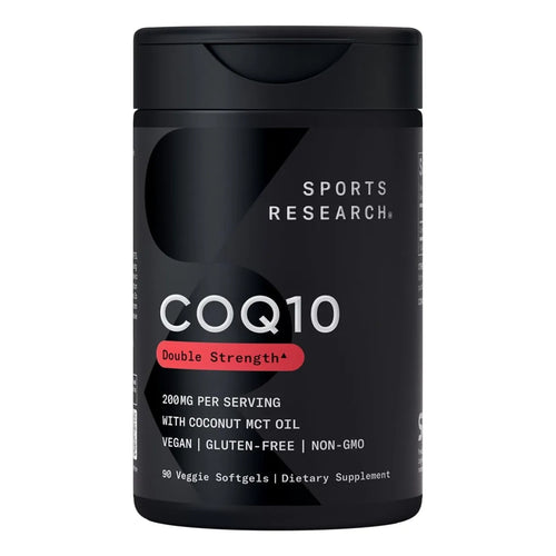 Cápsulas De Coq10 200 Mg Con Aceite De Coco Mct 90 Unidades Veganas