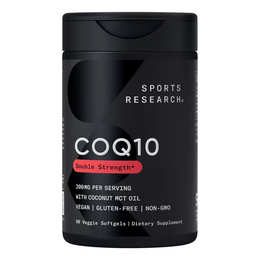 Cápsulas De Coq10 200 Mg Con Aceite De Coco Mct 90 Unidades Veganas