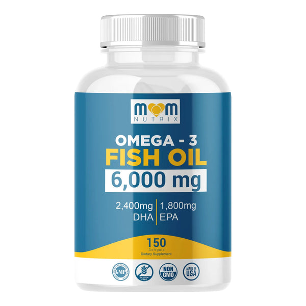Aceite De Pescado Omega 3 Alto En EPA Y DHA 150 Cápsulas Para Cerebro Y Corazón