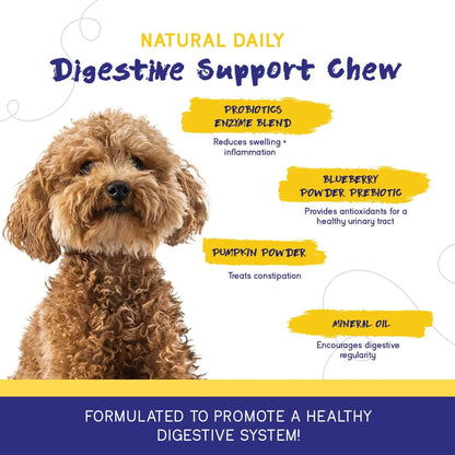 Masticables Digestivos Para Perros Con Prebióticos Probióticos Enzimas Y Antioxidantes