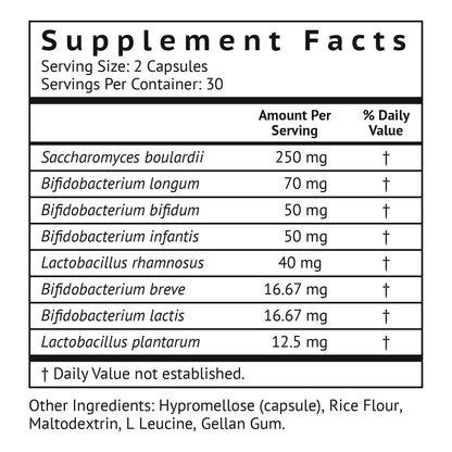Probióticos Bajos En Histamina Salud Intestinal Equilibrada 45 Mil Millones UFC