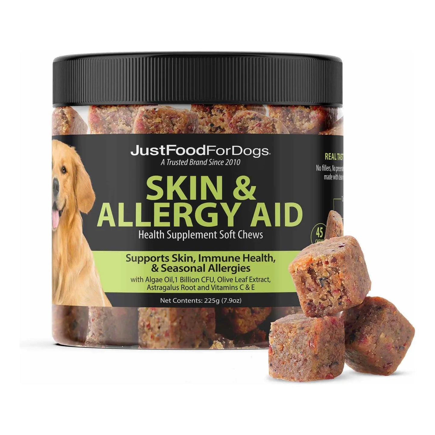 Masticables Suaves Para Perros Cuidado Piel Alergias Alivio 45 Unidades
