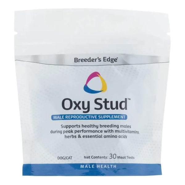 Breeders Edge Oxy Stud Suplemento De Rendimiento Masculino Para Perros Y Gatos 30ct