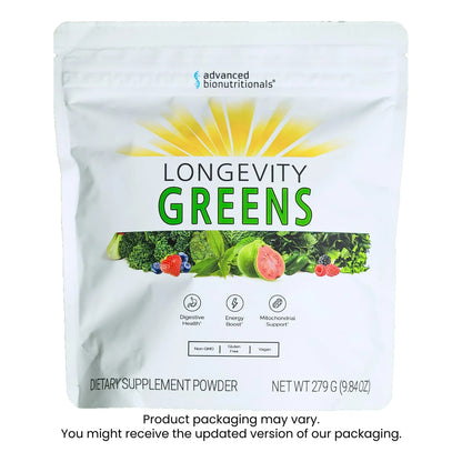Advanced Greens Plus Superalimento En Polvo 50 Frutas Verduras Hierbas Vegano 279g