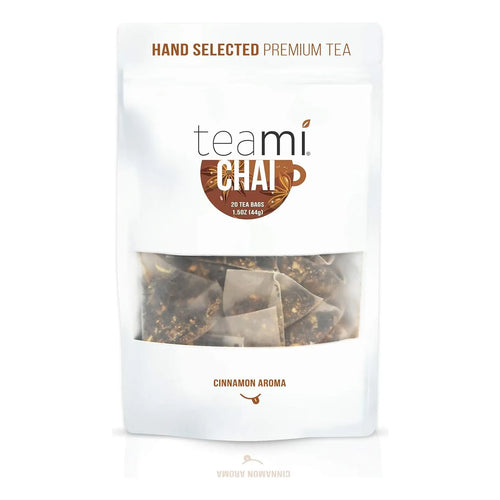 Té Negro Teami Con Cardamomo Jengibre Y Canela 20 Bolsitas Mezcla Ayurvedica Premium