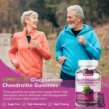 Gomitas De Glucosamina Condroitina MSM Cúrcuma 120 Unidades Soporte Articular