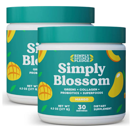 Polvo Verde Superalimento Con Colageno Y Probióticos Para Mujeres Simply Blossom Nutrition
