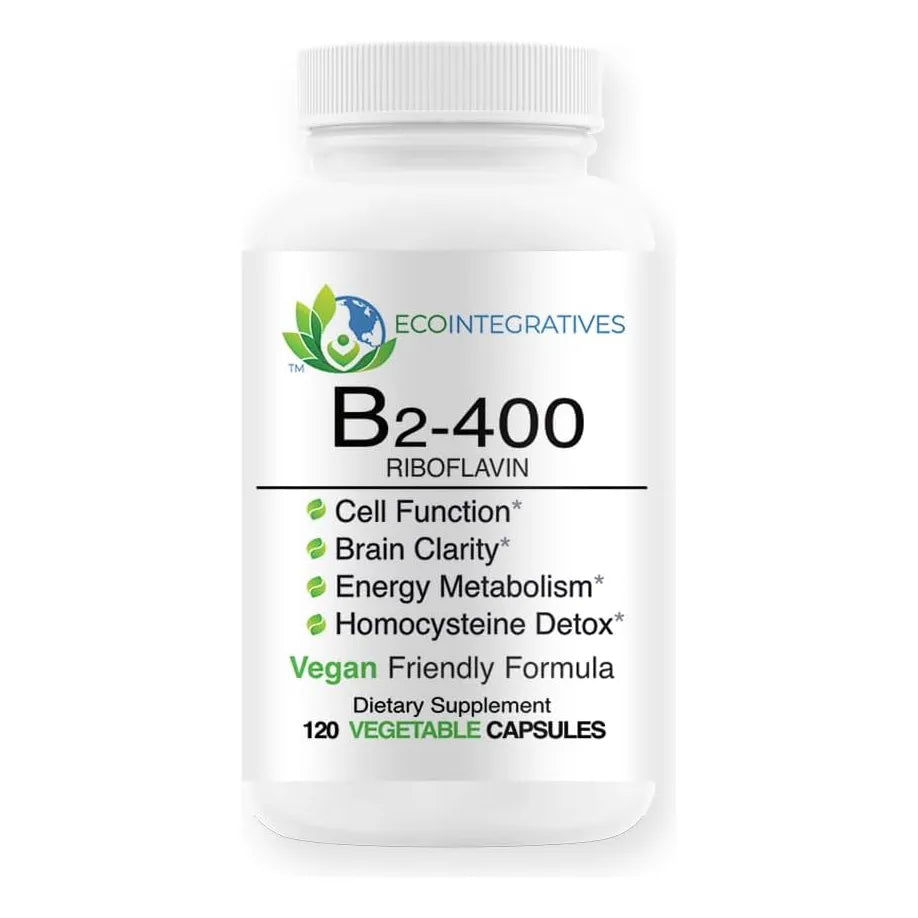Riboflavina Pura 400 Mg Energia Claridad Mental Salud Cardiovascular