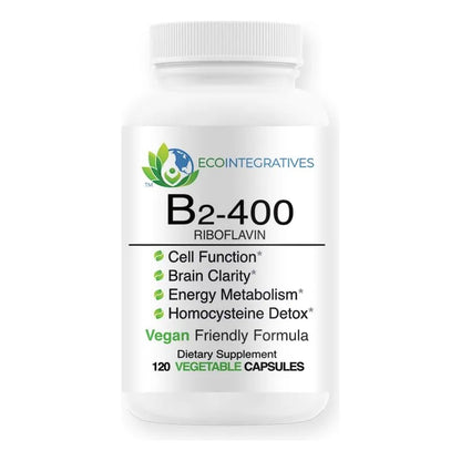 Riboflavina Pura 400 Mg Energia Claridad Mental Salud Cardiovascular