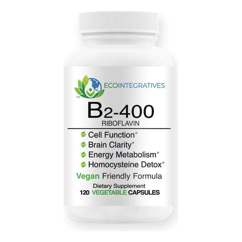 Riboflavina Pura 400 Mg Energia Claridad Mental Salud Cardiovascular