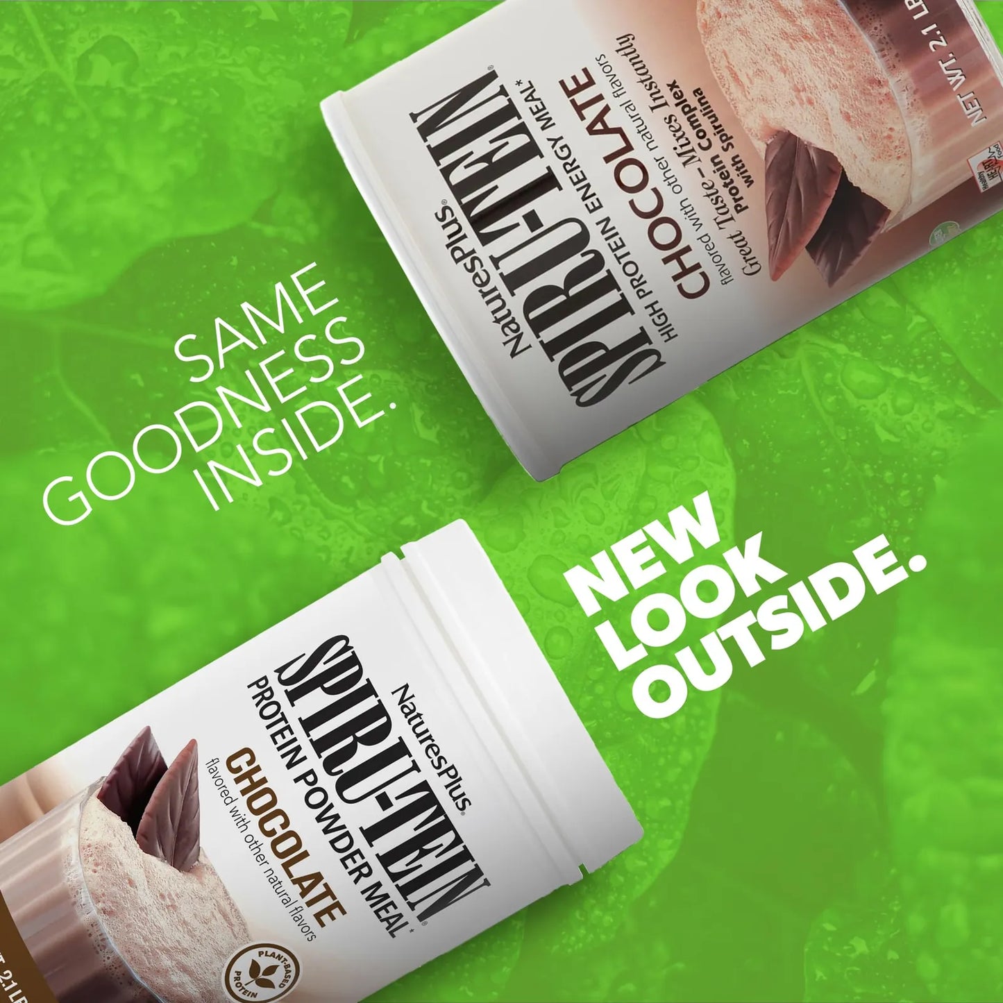 Batido De Proteínas Chocolate Plantas SPIRU-TEIN 2.1 Kg Energía Y Sabor