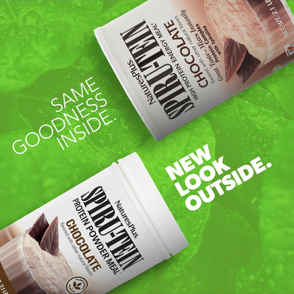 Batido De Proteínas Chocolate Plantas SPIRU-TEIN 2.1 Kg Energía Y Sabor