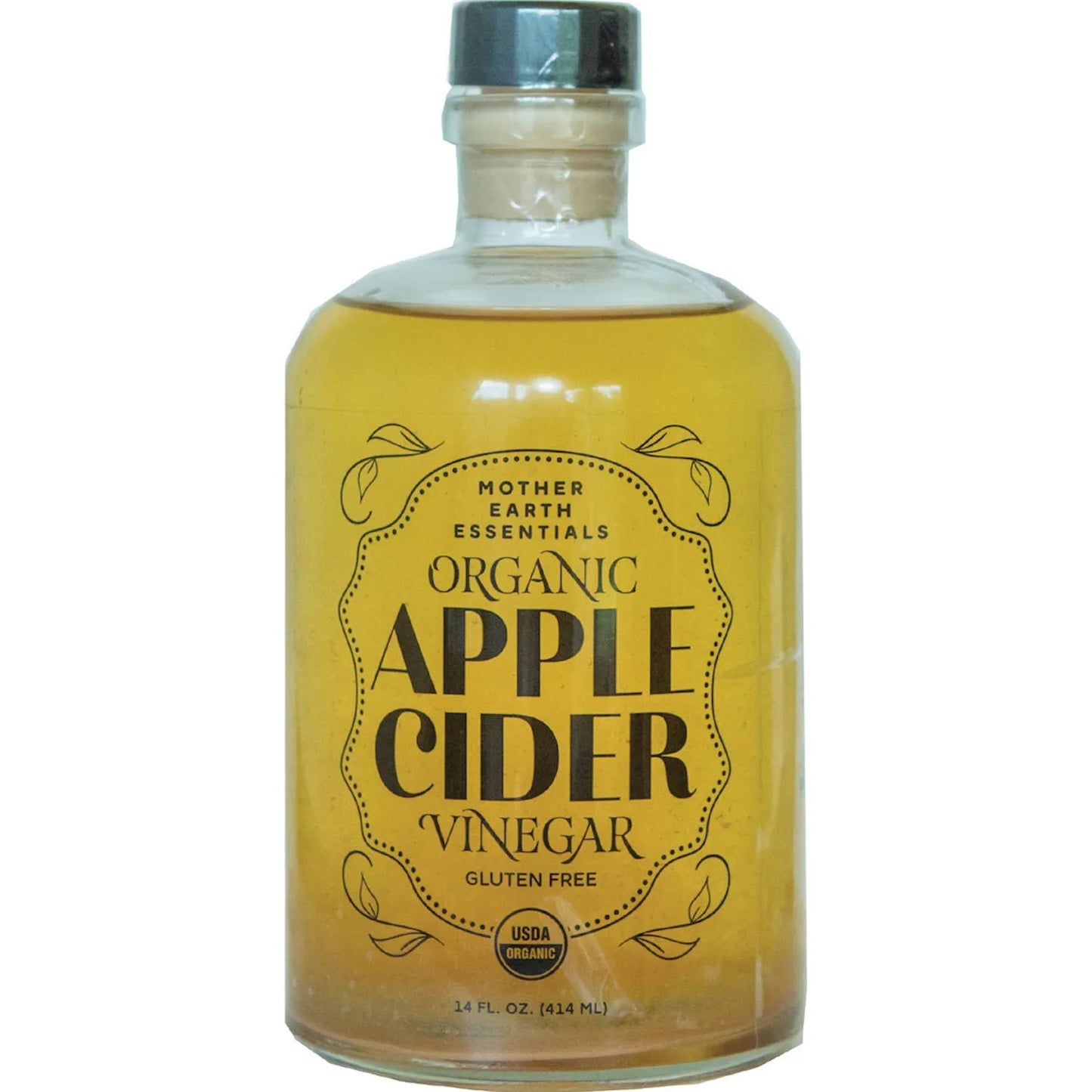 Vinagre De Sidra De Manzana Orgánico Con La Madre Botella 14 Oz