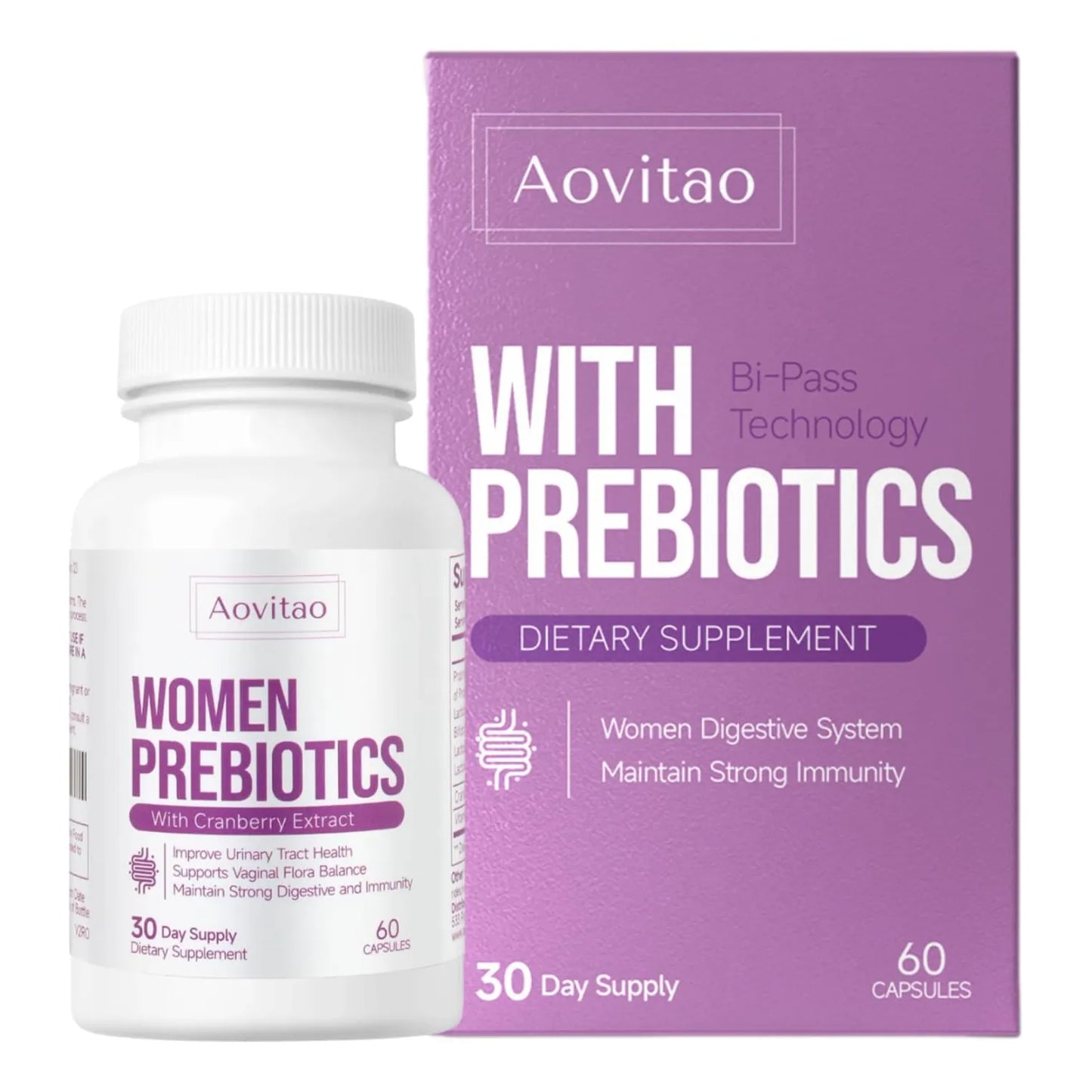 Probióticos Vaginales Ph Balance 60 Mil Millones CFU Salud Íntima Y Digestiva
