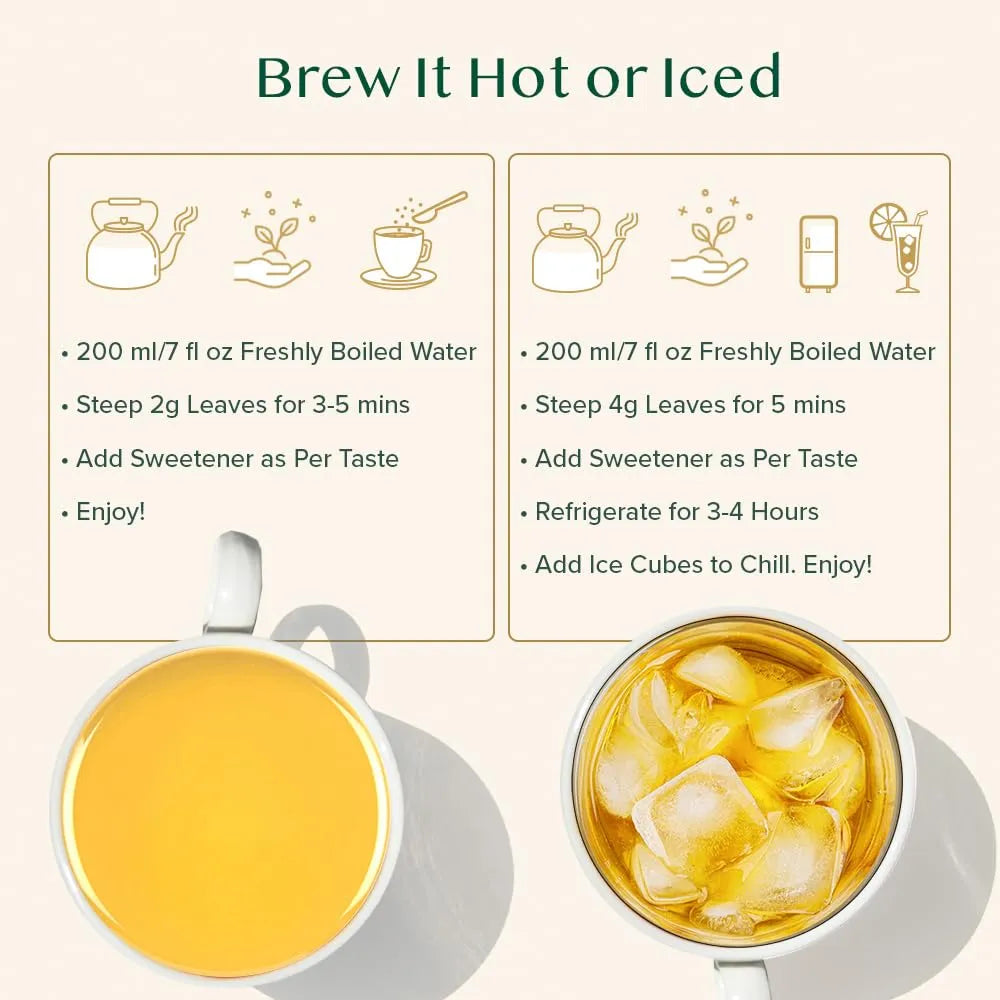 Té Vahdam India Hojas Sueltas Cúrcuma Jengibre Envio Gratis