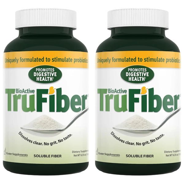 Fibra Prebiótica TruFiber 180g Paquete De 2 Apoya Salud Digestiva Vegano Sin Gluten