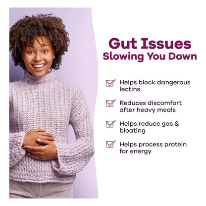 Gobiotix Lectin Defense Suplemento Bloqueador De Lectinas Con Msm Y Enzimas Digestivas 60 Capsulas