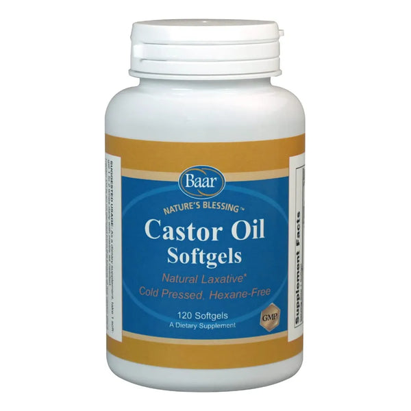 Capsulas Blandas Aceite Ricino Laxante Natural Con Hinojo 120 Unidades