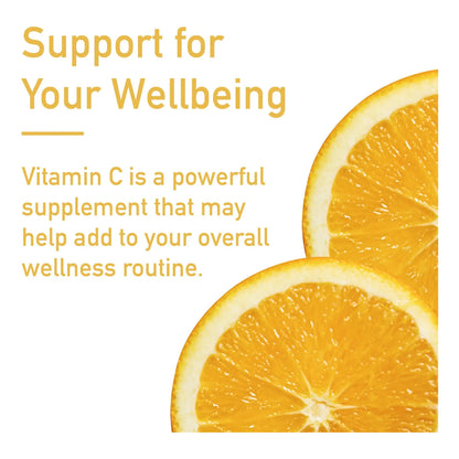 Vitamina C Efervescente 1000 Mg 120 Tabletas Sabor Naranja