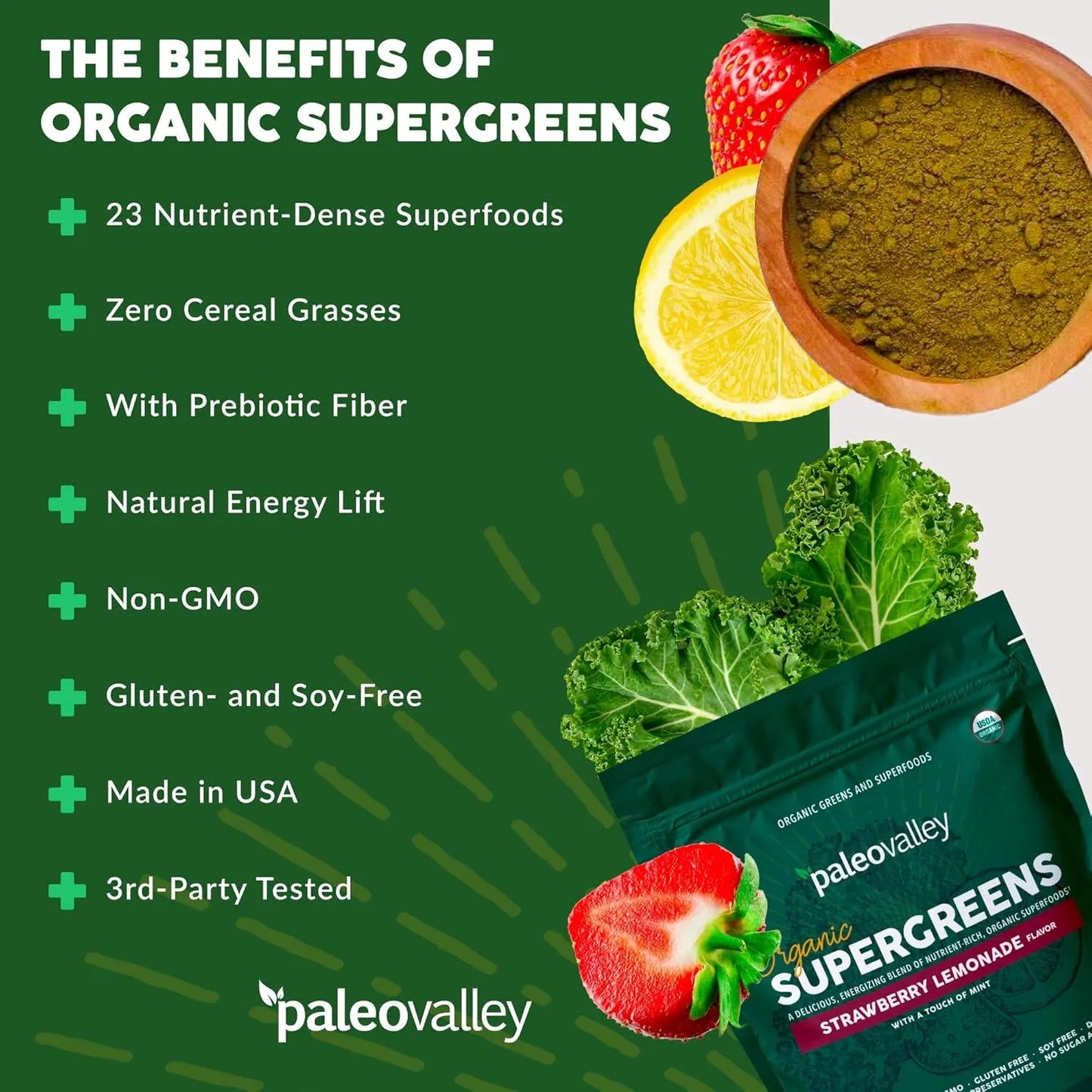 Superalimento Organico En Polvo Apoyo Inmunologico 23 Ingredientes Paleovalley
