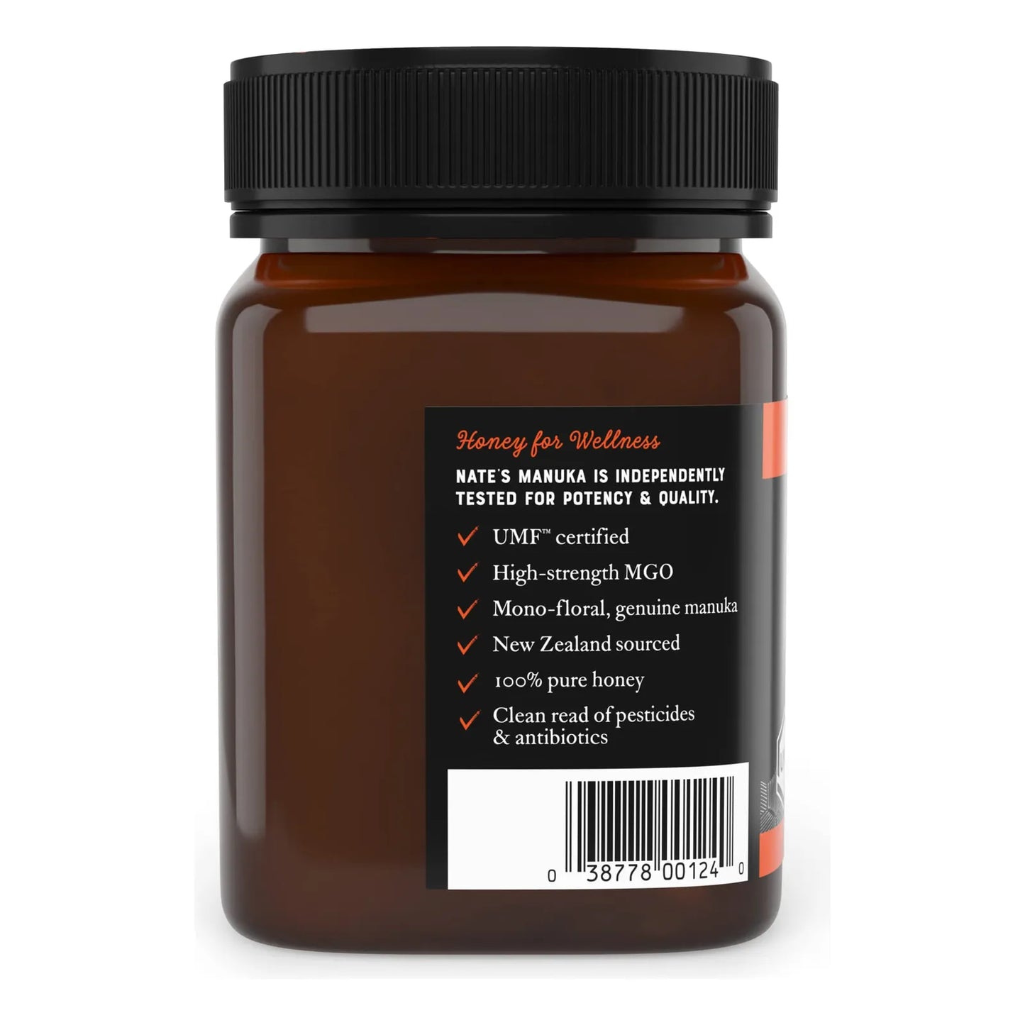 Miel Cruda Manuka Nueva Zelanda MGO 263 UMF 10 Tarro 17.6 Onzas
