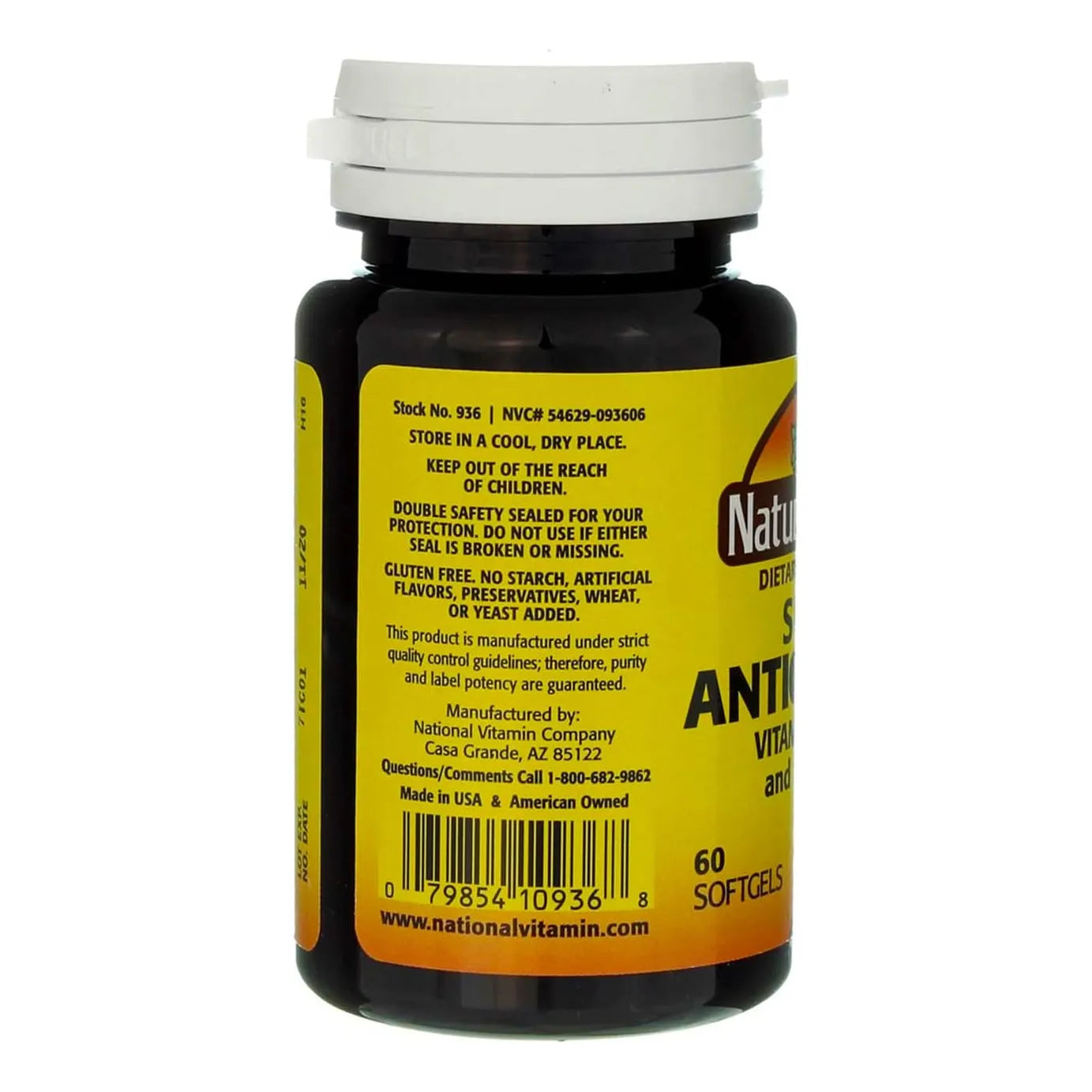 Antioxidante Potente 60 Capsulas Defensa Celular E Inmunitaria