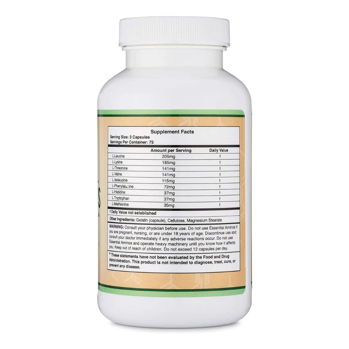 Aminoacidos Esenciales - 1 Gramo Por Porcion Mezcla En Polvo - Imagen 3