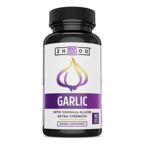 Ajo Extra Fuerte Con Alicina 5000 Mcg 90 Capsulas Soporte Inmunologico Y Cardiaco