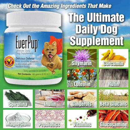 Multivitamínico Para Perros Con Glucosamina Probióticos Prebióticos Salud Articulaciones Digestión