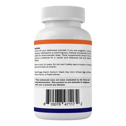 L Treonina 500 Mg 120 Capsulas Vegetales Funcion Hepatica Y Muscular