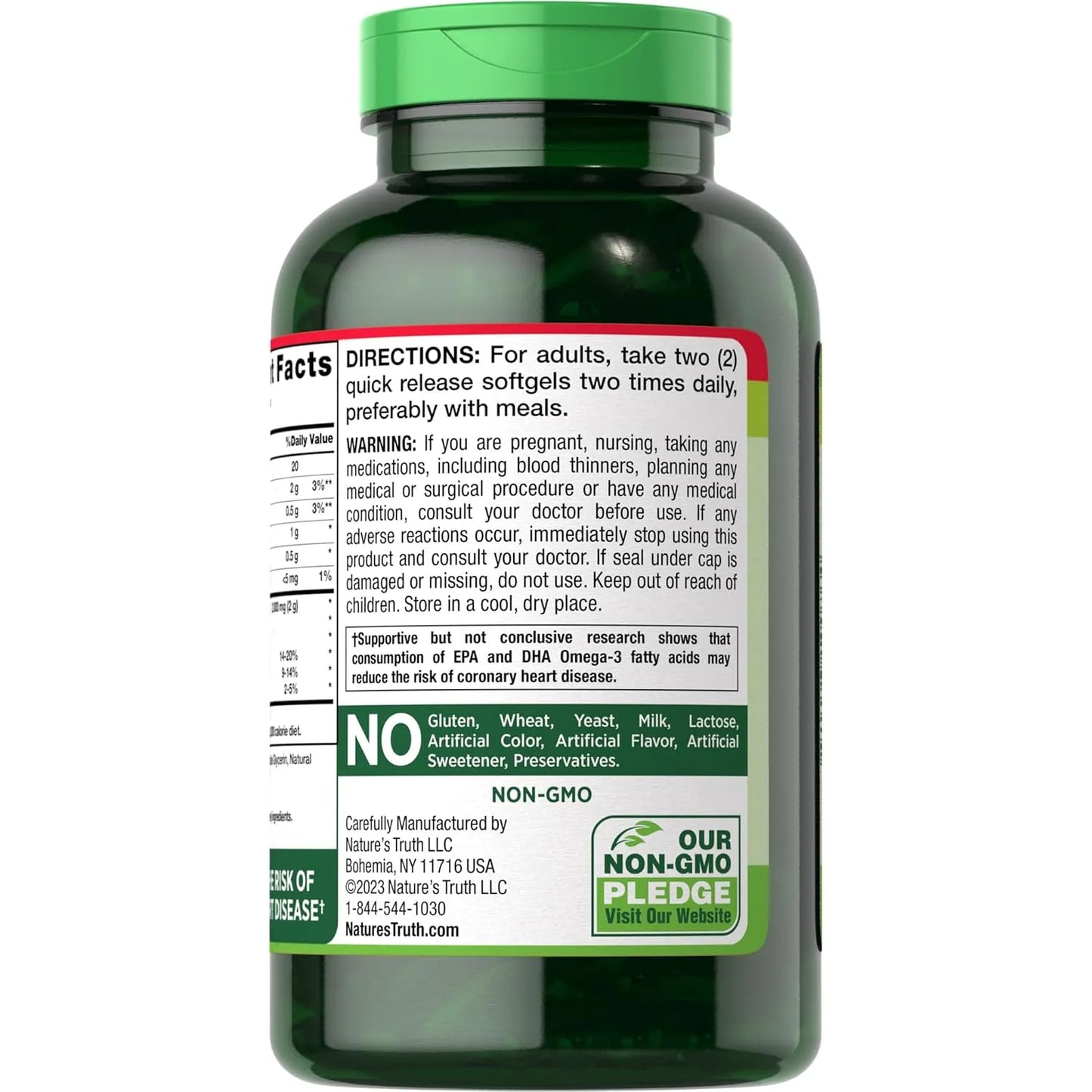 Pastillas Aceite Pescado 2000 Mg Omega 3 250 Capsulas Sabor Limon