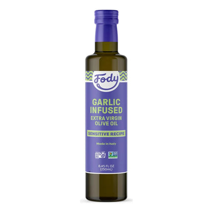 Aceite De Oliva Virgen Extra Italiano Con Ajo Bajo FODMAP Certificado Monash