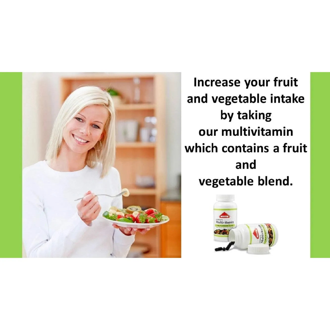 Multivitaminas Líquidas 120 Cápsulas Frutas Verduras Antioxidantes
