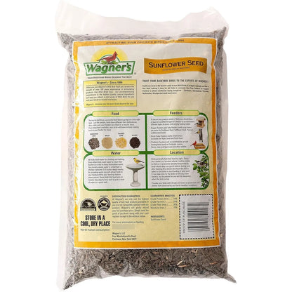 Aceite Negro Con Semillas De Girasol Para Aves Silvestres Wagner's 5Lb Atrae Variedad De Aves